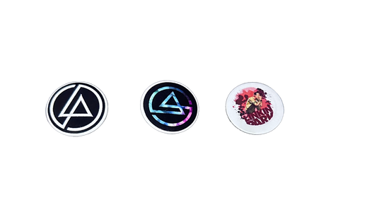 3 Pack 1.25" Pin Back Buttons - Linkin Park