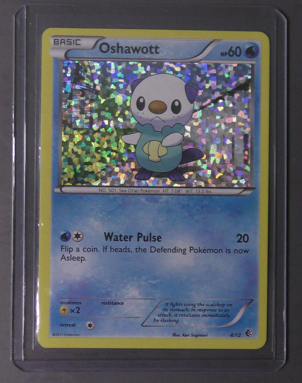 Oshawott – 2011 McDonald’s Pokémon Collection Promo Card