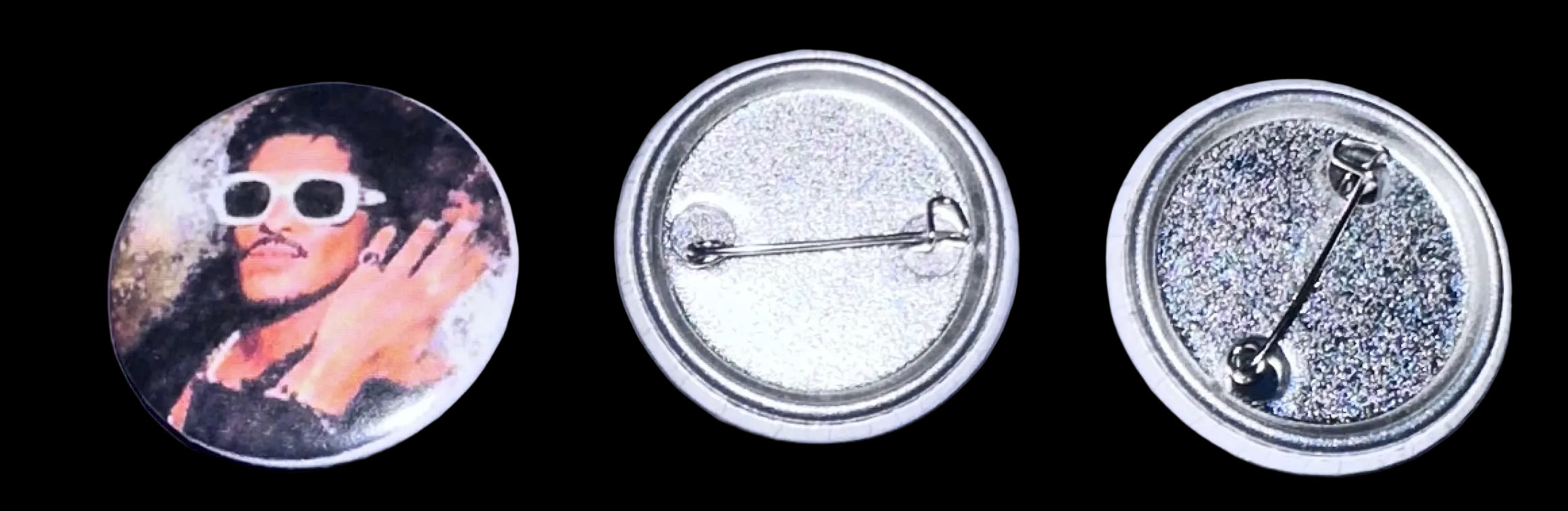 3 Pack 1.25” Buttons - Bruno Mars