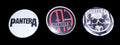 3 Pack 1.25” Pin Back Buttons - Pantera