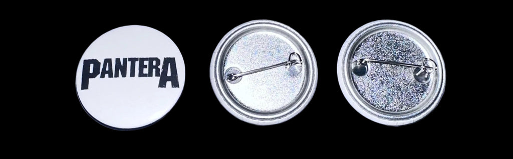 3 Pack 1.25” Pin Back Buttons - Pantera