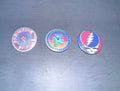 3 pack 1.25" Pin Back Buttons - Grateful Dead
