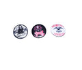 3 Pack 1.25" Pin Back Buttons - System of a Down, Ghost, Five Finger Death Punch