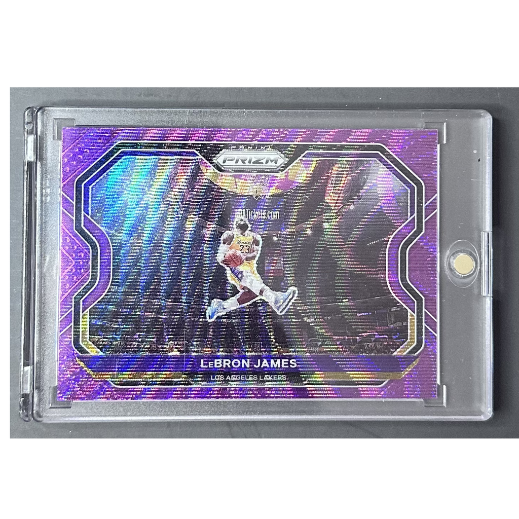 2020-21 Panini Prizm LeBron James #1 "Kobe Tribute" Purple Wave
